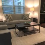 Executive furniture rental package living room set - Habitas Rental Houston