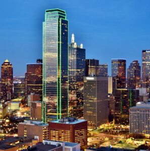 the bank of america plaza at dallas texas